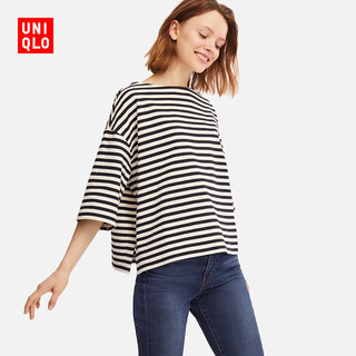 UNIQLO 优衣库 409922 女士T恤 (桃红色、165/92A(XL))