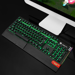 Langtu 狼途 X1000 机械键盘键鼠套装 (自主轴、黑色、三色背光)