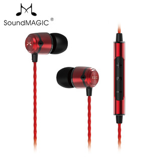  SoundMAGIC 声美 E50C 入耳式耳机 红色