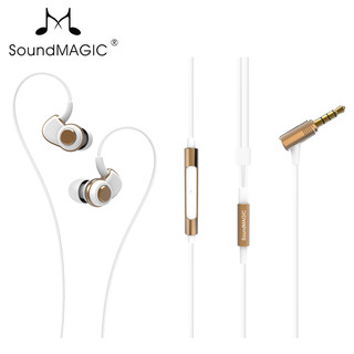  SoundMAGIC 声美 PL30+C 入耳式耳机 黑金