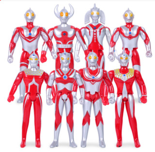 ULTRAMAN 咸蛋超人 奥特曼经典 怪兽模型套装  5寸 (8超人+4飞机)