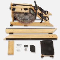  wakagym 划船机水阻家用双轨实木划船器  旗舰款