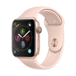 Apple Watch Series 4智能手表（GPS款 44毫米金色铝金属表壳 粉砂色运动型表带 MU6F2CH/A)