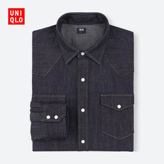 UNIQLO 优衣库 412961 男士牛仔衬衫