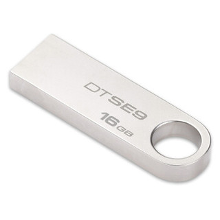Kingston 金士顿 DTSE9H U盘 16GB USB2.0 银色