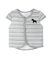 Augelute 婴童卡通夹棉保暖背心 *3件