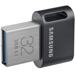 三星（SAMSUNG）FIT升级版+ 32GB USB 3.1 Gen 1 闪存盘 传输速度200MB/s 高速车载U盘 黑色迷你