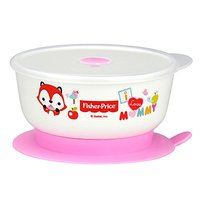 Fisher- Price 费雪 吸盘训练碗 粉红 250ml *3件