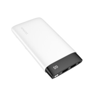  ROMOSS 罗马仕 PL10 移动电源 (白色、10000mAh)