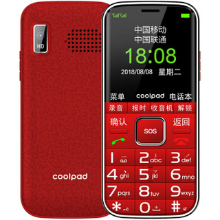 Coolpad 酷派 S628 移动/联通2G 直板按键 双卡双待 老人手机