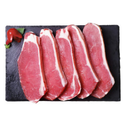 伊赛 巴西西冷牛排 750g\/袋 5片 原切进口 草饲