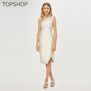 TOPSHOP 35W15LIVR 底摆开衩无袖连衣裙 (12)