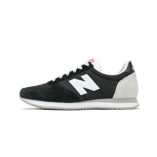 new balance 220系列 U220 中性款复古跑步鞋 (42.5、黑色)