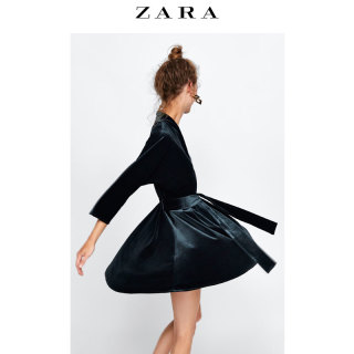 ZARA 02731252500-23 女士连衣裙 (XS、绿色)