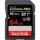 SanDisk 闪迪 Extreme Pro SDXCUHS-1Class10 64GB SD内存卡