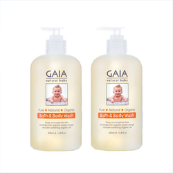 Gaia 婴儿洗发沐浴二合一 500ml*2瓶