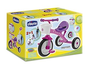 chicco 智高 趣味运动系列  CHIC00007412100000 儿童三轮车 粉色