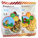碧欧奇（Biojunior）意大利进口婴幼儿小麦无盐+蔬菜无盐组合宝宝面条400g（10个月以上）小蜗牛+小圆圈 *8件