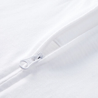 PurCotton 全棉时代 2000241501 幼儿男款针织排纱间罗纹口外套 80/48(建议12-18个月) 白色