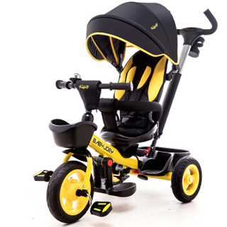 Babyjoey TT50-3 可坐可躺轻便婴儿三轮推车 明媚黄
