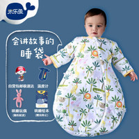 米乐鱼 婴儿睡袋用品儿童宝宝棉抱被棉防踢被春秋薄款森林王70*48cm