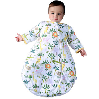 米乐鱼 婴儿睡袋用品儿童宝宝棉抱被棉防踢被春秋薄款森林王70*48cm
