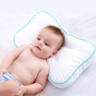 蒂乐  婴幼儿羽丝绒枕头护型成长骨头枕 M(30*50cm) 白色