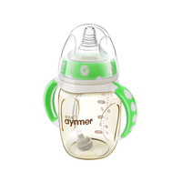 爱因美（aynmer）AYM:9663 爱因美ppsu耐摔宽口径奶瓶新生儿宝宝塑料婴儿奶瓶婴儿用品 绿色210ml