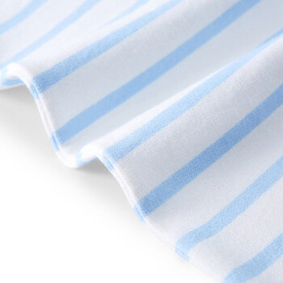 PurCotton 全棉时代 2000252102 婴儿针织卡通裤 66/44(建议3-6个月)  蓝白条