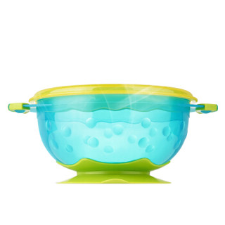 纽因贝 NEWYERBAY 儿童餐具 婴儿碗便携吸盘碗防摔 宝宝餐具辅食盒饭碗套装（三件套）