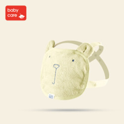 babycare口水巾宝宝口水兜多功能饭兜胸巾 3720米色