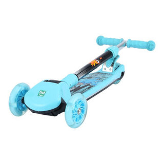 Happy Dino 小龙哈彼 LSC160-Q103 三轮闪光可折叠儿童踏板车 蓝色