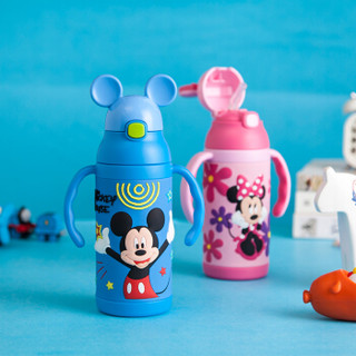 Disney 迪士尼 WD40 儿童保温吸管杯 (380ml、蓝色米奇)