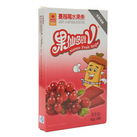 果仙多维V 宝宝零食水果条果胶42g蔓越莓味 *2件