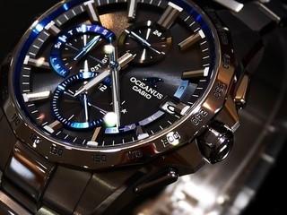 CASIO 卡西欧 OCEANUS海神系列 43.3毫米太阳能电波腕表 OCW-S4000-1A