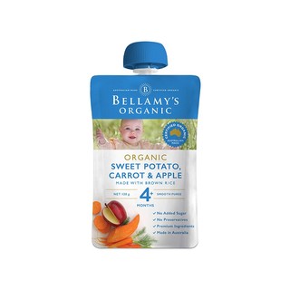 BELLAMY'S 贝拉米 有机甘薯胡萝卜苹果泥 120克