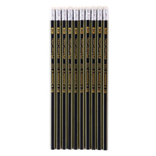德国辉柏嘉（Faber-castell）办公铅笔六角笔杆书写铅笔1222－HB 10支装 配笔刨