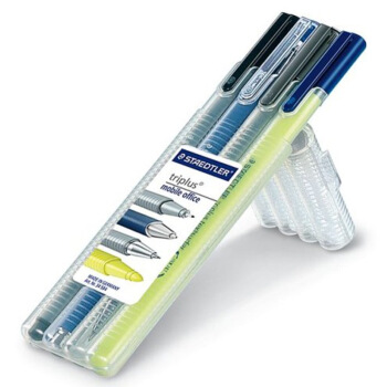 STAEDTLER 施德楼 德国施德楼（STAEDTLER）办公书写签字笔随身组合套装 4种笔装 34SB4