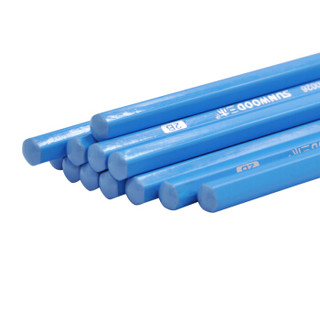 SUNWOOD 三木 XCM0026 铅笔 (蓝色、2B、木材)