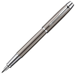 PARKER 派克 IM系列 金属灰白夹墨水笔/钢笔 男女士时尚商务办公用品学生礼品笔0.5mm笔尖