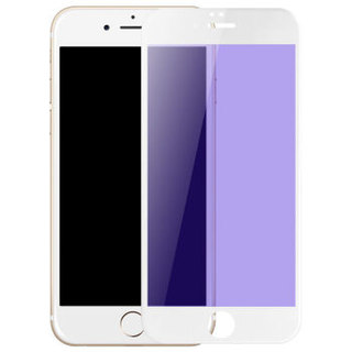依斯卡(ESK) iPhone6/6S钢化膜 苹果6/6S玻璃膜 3D曲面抗蓝光全屏高清防爆手机保护贴膜 升级版 JM114-白色