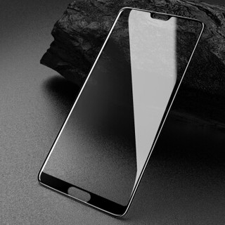 依斯卡(ESK) 华为P20pro钢化膜 全屏全覆盖 6D曲面全玻璃 手机屏幕高清防爆保护贴膜 JM374-黑色