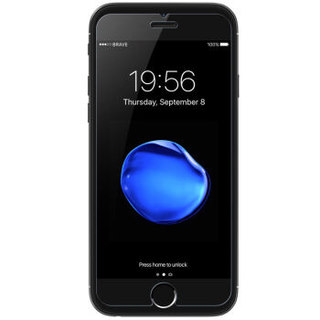 依斯卡(ESK) iPhone8/7/6/6s钢化膜 苹果8/7/6s/6玻璃膜 0.15mm手机高清屏幕防爆保护贴膜(送贴膜神器)-JM124