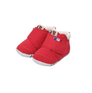 MIKI HOUSE HOT BISCUITS 一段宝宝学步鞋 红色 12.5码