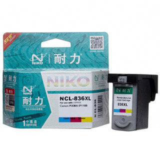 耐力（NIKO）N CL-836 大容量 彩色墨盒 (适用佳能 PIXMA IP1188)