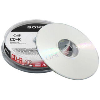 SONY 索尼 7249543 刻录盘 48速 700MB 10片 (10片装、CD-R)