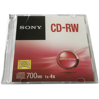 SONY 索尼 CD-RW 光盘 1-4速700MB