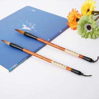 M&G 晨光 HAWB0350 学生毛笔书法水写布组合套装 2支+1块/卡 (狼毫)