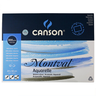 CANSON 康颂 4087734 梦法儿系列 水彩本 300g 240x320mm 12张