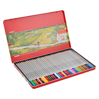 M&G 晨光 AWPQ1903 铁盒六角水溶性彩色铅笔 36色/盒